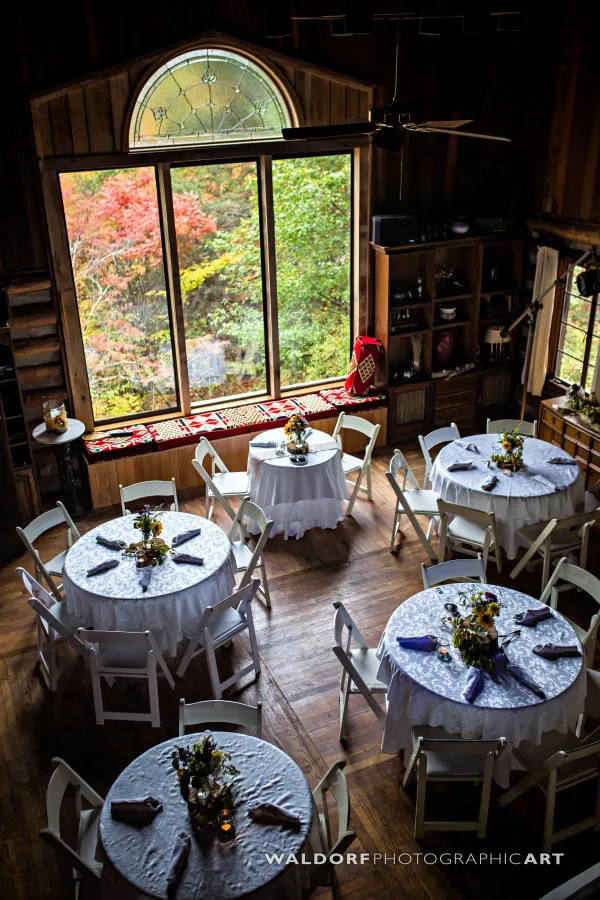 view from the reception area